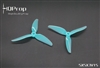 HQProp DP 5x5x3 PC V1S Light Blue Propeller - 3 Blade (2CW+2CCW/Bag)